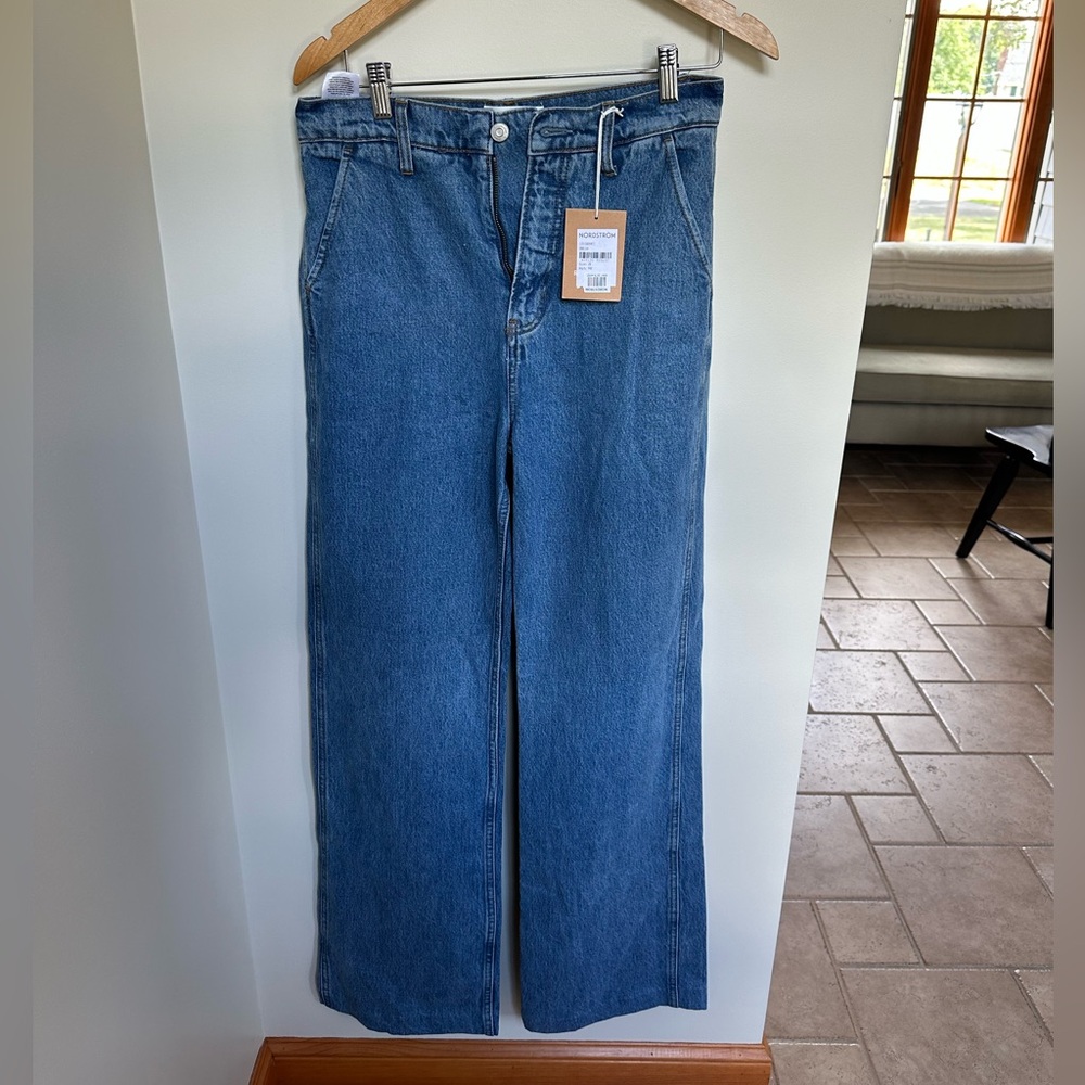 Reformation Brynn High Waist Straight Leg Jeans